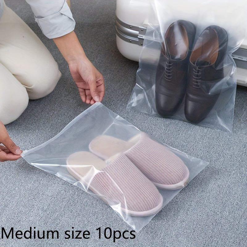 Set of 10 Shoe Storage Bags, Durable And Dust-Resistant, Ideal for Travel with Zippers, And Moisture-Resistant Sealed Covers, Perfect for Organizing Shoes at Home